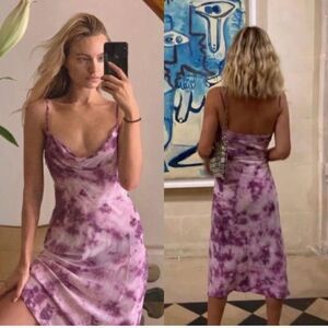 Realisation Par Silk Tie Dye Dress